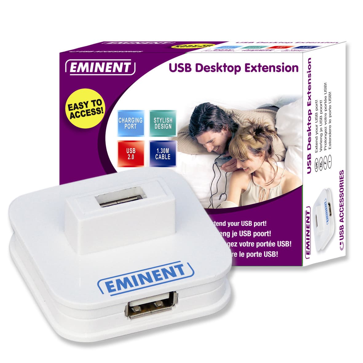Eminent Hub USB 2 Porte Stand e Charger EM1011