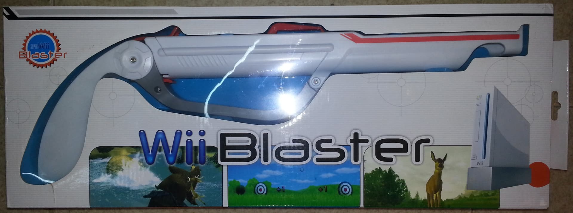 Pistola Blaster per Giochi Sparatutto per Nintendo WII