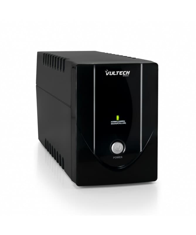 VulTech UPS1200VA-LITE Gruppo di continuità UPS Serie Lite 1200VA 600Watt, 2x Bipasso 10-16A/Schuko + 1x IEC13, Funzione Overload, Protezione da Blackout, sbalzi di tensione per — miniatura 5
