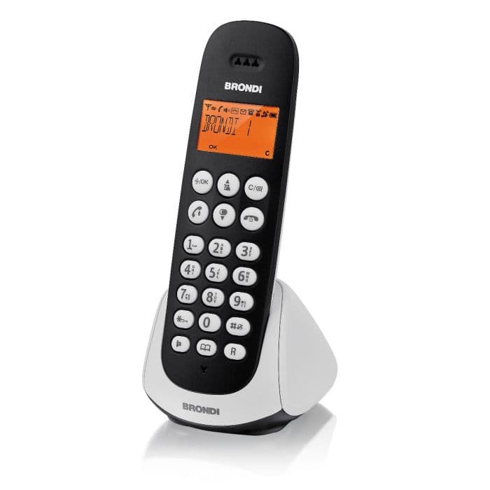 Brondi Telefono Cordless Adara BK-WH — miniatura 4