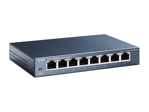 TP-Link TL-SG108 Switch 8 Porte Gigabit, 10/100/1000 Mbps, Plug & Play — miniatura 5