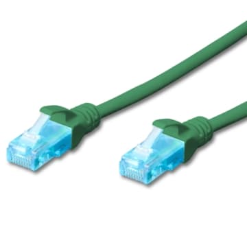 Ewent EW-5U-020G - Cavo di Rete, Patch CAT 5e U/UTP, AWG 26/7, 2 Connettori RJ62, Verde, 2 m, 1 Pezzo — miniatura 5