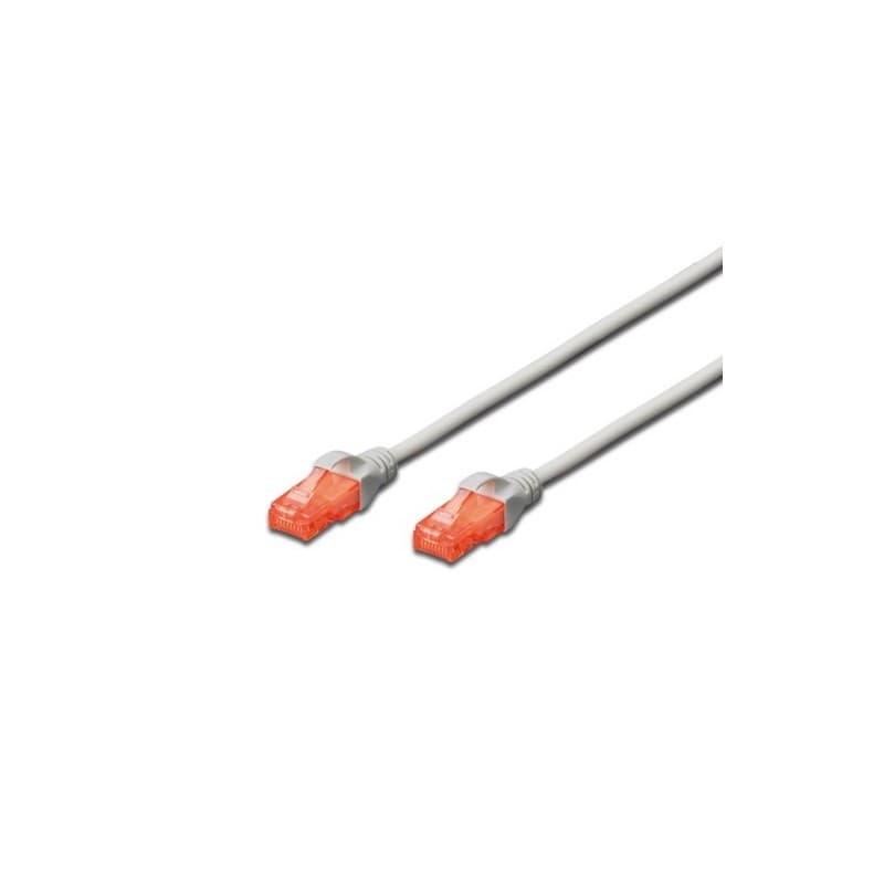 Ewent Cavo di Rete U/UTP Patch Cord 3MT CAT 6 Color Grigio EW-6U-030 IM1018
