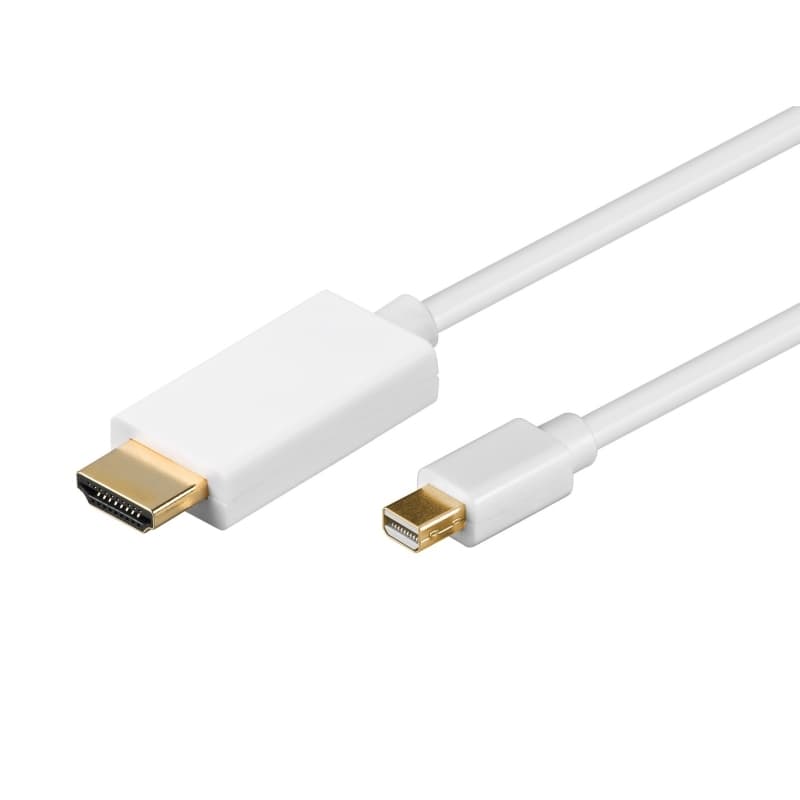 Ewent Cavo Adattatore Mini Displayport a HDMI M/M 1MT Bianco CC-140301-010-B-B
