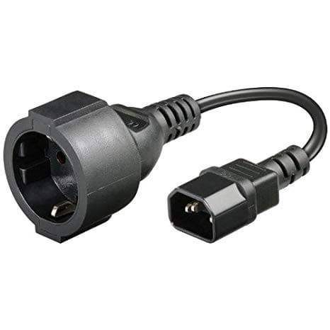 Ewent Cavo Adattatore IEC Presa Schuko Femmina CC-190300-001-N-B