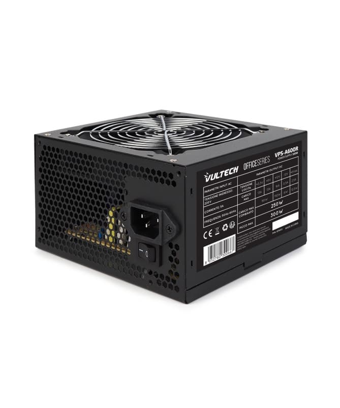 Vultech Alimentatore VPS-A600R 300W con Ventola da 12CM TERMOREGOLATA, Confezione Retail — miniatura 3