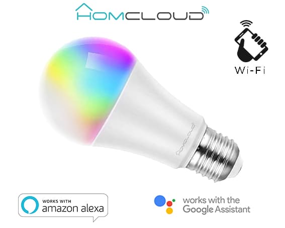 Homcloud Lampadina LED WIFI RGB+CCT E27 Dimmerabile EE-11WE27 — miniatura 8