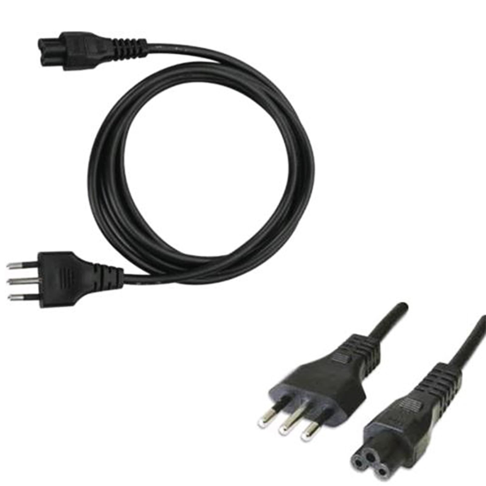 VulTech ALIM3-15 Cavo di Alimentazione Tripolare 1.5m – Spina Italiana 10A a IEC C5 2,5A – Per PC, Monitor, Stampanti – Uso Domestico o Professionale – Nero — miniatura 2
