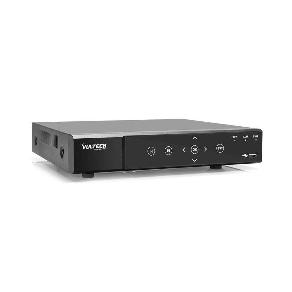 Vultech Universal Video Recorder Ibrido 5 in 1 8CH Analogici + 8 Digitali P2P Cloud 1 HD 8MPX 4K H265 Cvbs VS-UVR7008R-RTP2