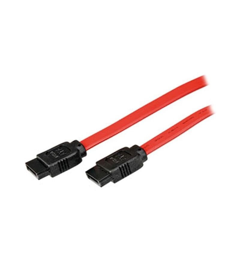adj 320-00045 - Cavo Flat SATA, 0.5 mt, 3 GBits/S, Rosso — miniatura 2