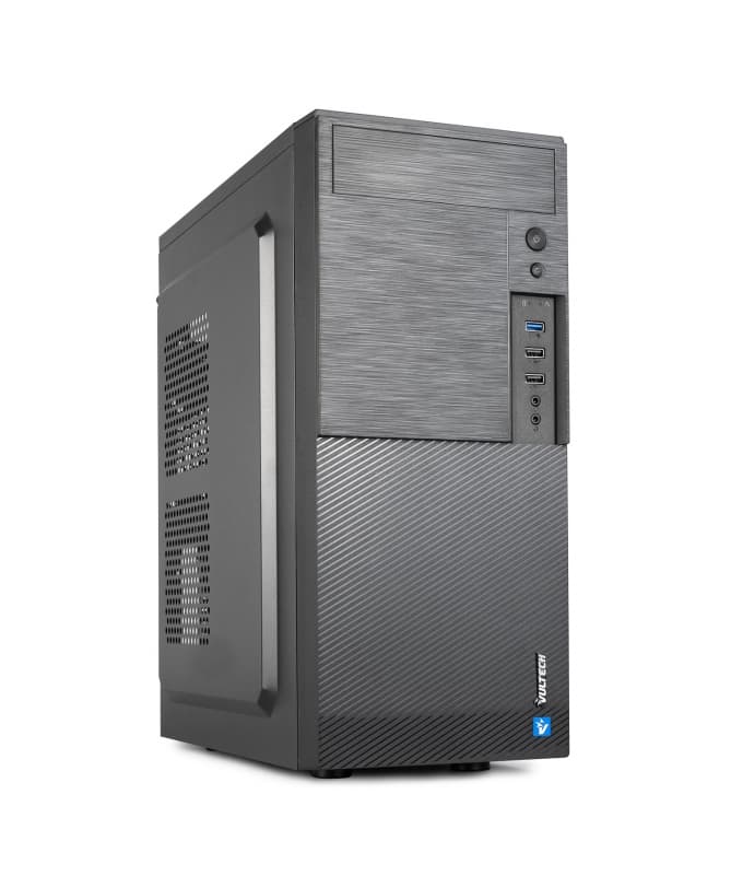 Case VulTech ATX VCO-A1699 Rev. 2.1 senza alimentatore, computer case compatto 2x Usb 2.0, 1x Usb 3.0, colore nero — miniatura 9