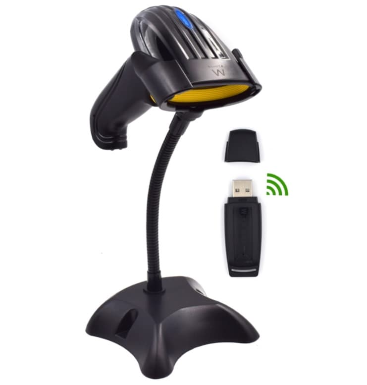 Ewent EW3430 - Lettore di Codici a Barre Wireless - Supporta 200 Letture Manuali e Automatiche al Secondo - Facile da Installare - Grande Resistenza - Colore Nero — miniatura 10