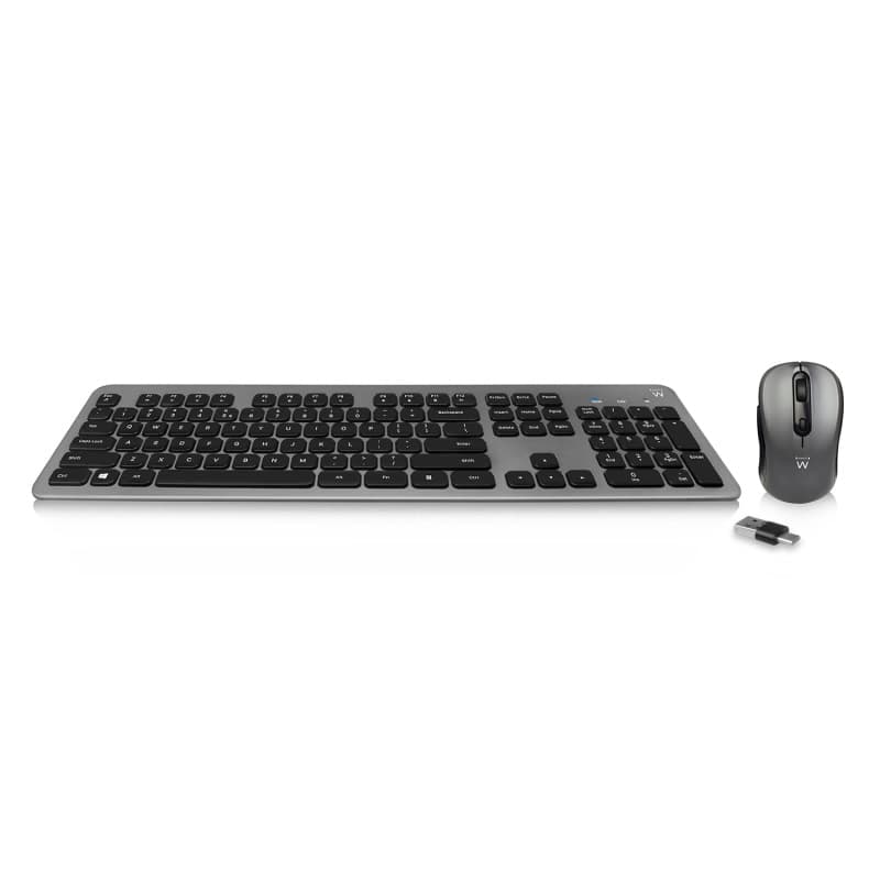Ewent Kit Tastiera + Mouse Wireless Ricevitore USB a + C EW3263 — miniatura 7