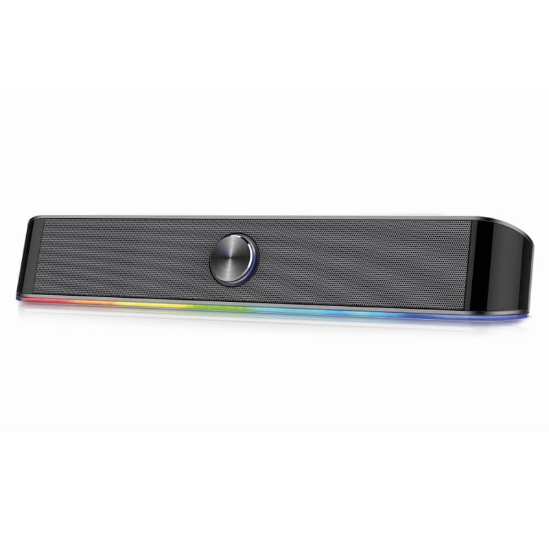 Ewent EW3525 Speaker Soundbar cablati e Bluetooth Illuminata RGB, Casse per PC 12W, Speakers Bluetooth, Altoparlanti Stereo con Illuminazione RGB regolabile, Alimentazione USB — miniatura 10