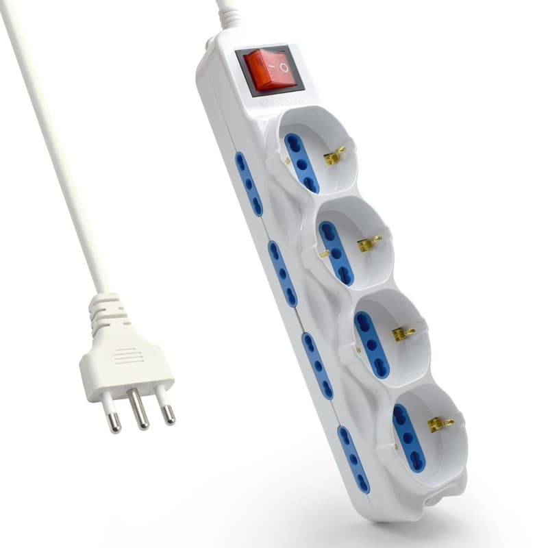 Ewent Multipresa 12 Posti con Spina ITA /SCHUKO (10/16A) EW3929 — miniatura 8