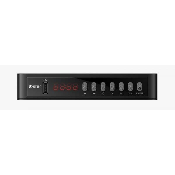 E-Star Decoder Digitale Terrestre da Tavolo DVB-T/T2 T2-618