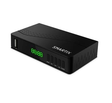 Atlantis SMARTIX DH17 Decoder Digitale Terrestre DVB T2 HEVC H.265 mpeg2/mpeg4 H264 Media Player Porta USB. HDMI e SCART Telecomando Learning, Main 10, Nero — miniatura 10