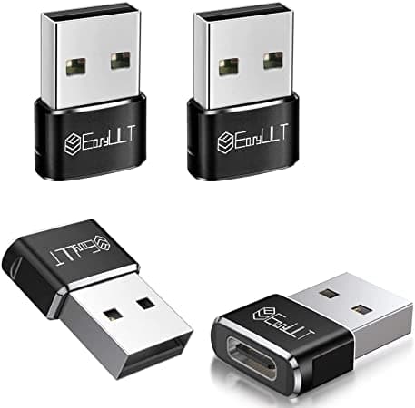 Easyult Adattatore da USB Type-C Femmina a USB a Maschio 2.0 Convertitore