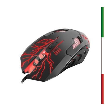 Atlantis Mouse Gaming Triton X320 USB LED P009-X320 — miniatura 3
