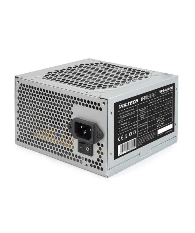 Vultech Alimentatore VPS-A500R 250W con Ventola da 12CM TERMOREGOLATA, Confezione Retail — miniatura 2
