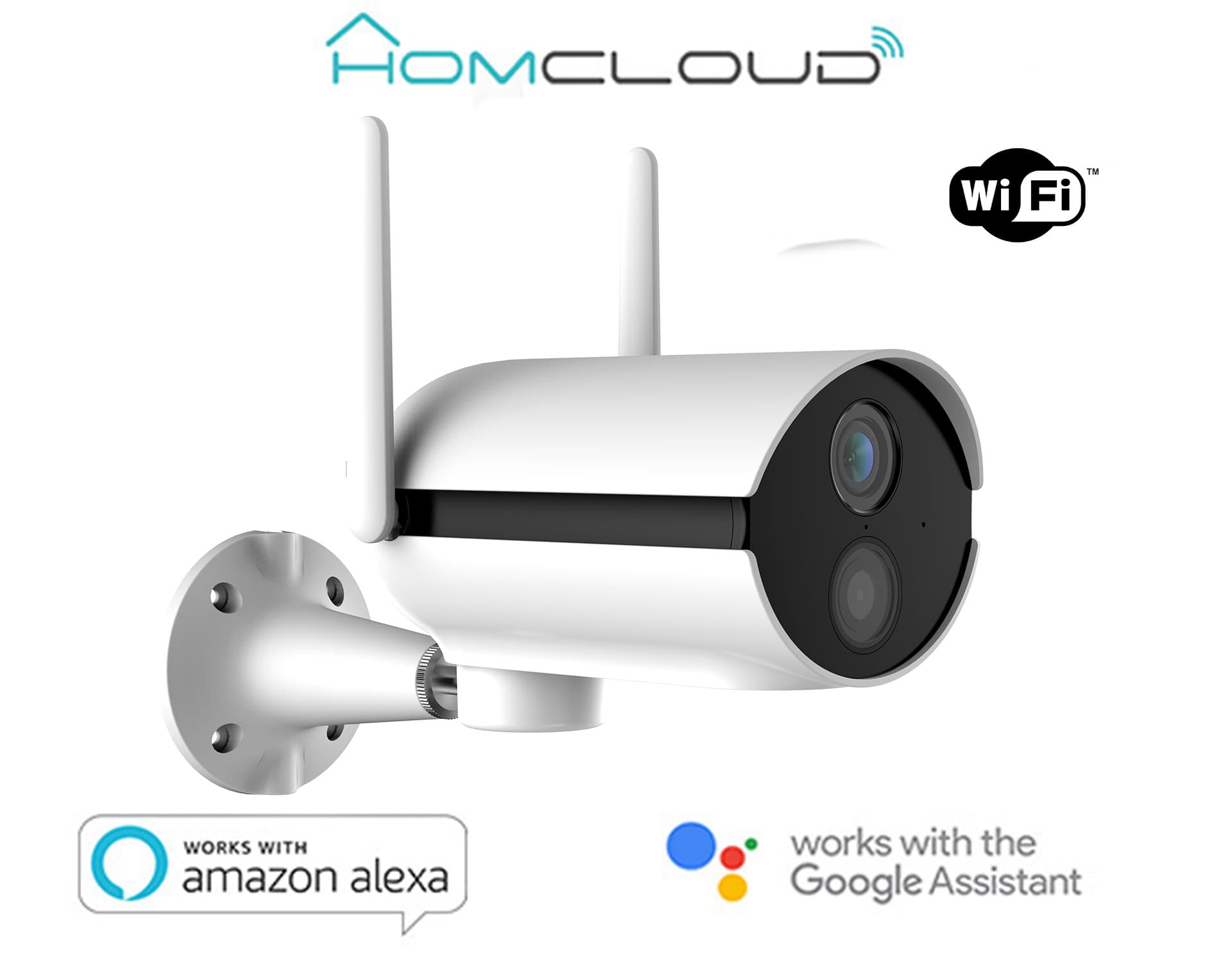Homcloud Telecamera Outdoor Bullet WI-FI Snap 15 con Batteria ME-WCS15