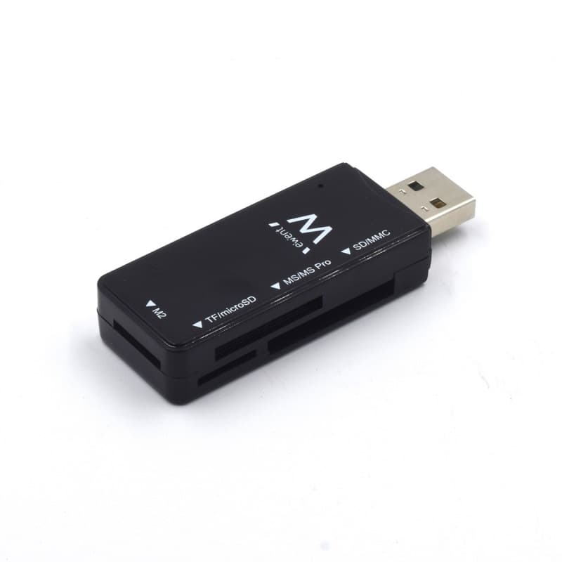 Ewent EW1049 - chiavetta USB lettore micro SD, Lettore schede SD USB 2.0, Adattatore schede di memoria SD/flash cards per PC, Macbook PRO ecc, supporta MMC/TF/SDXC/SDHC/Micro — miniatura 7