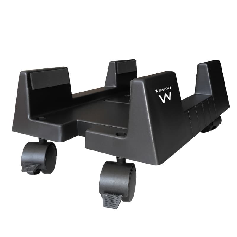 Ewent Carrello Porta PC Regolabile con Rotelle e Bloccaggio EW1290