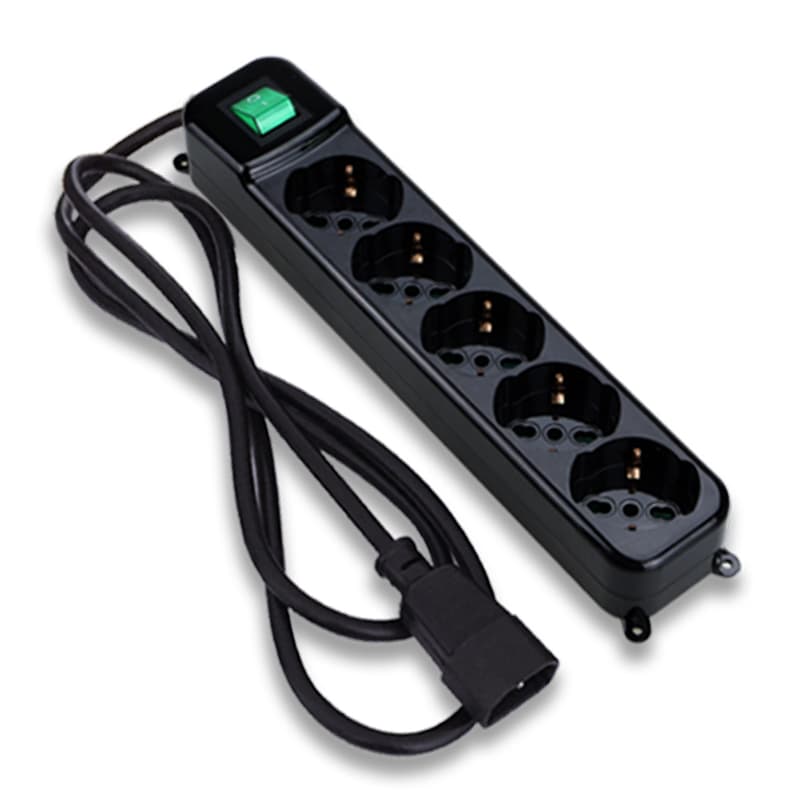 Tecnoware Multipresa Per Ups Iec 5posti Schuko/ita 10a Nero Fmp5iecig — miniatura 6