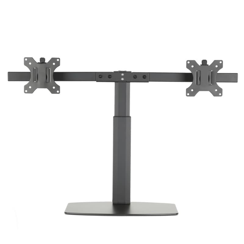 Ewent EW1538 Supporto monitor con molla a gas a doppio braccio per 2 monitor fino a 27" pollici con base - Supporto per 2 schermi PC TV LED LCD - Girevole, inclinare e ruotare — miniatura 6