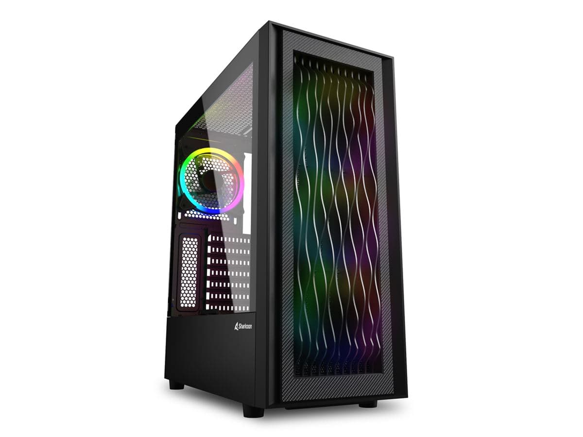 Sharkoon Case ATX RGB Wave Pannello in Vetro No Alim