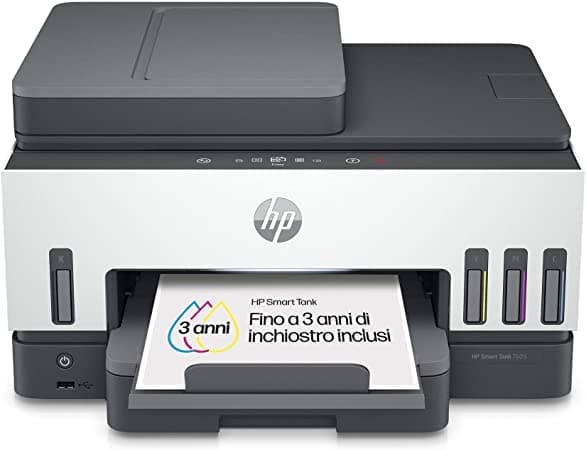 HP Smart Tank 7605 28C02A, Stampante Multifunzione a Colori, Serbatoio d'Inchiostro ad Alto Volume di Stampa, Fino a 12000 Pagine (Nero) e 8000 Pagine (Colore), F/R Automatica — miniatura 10