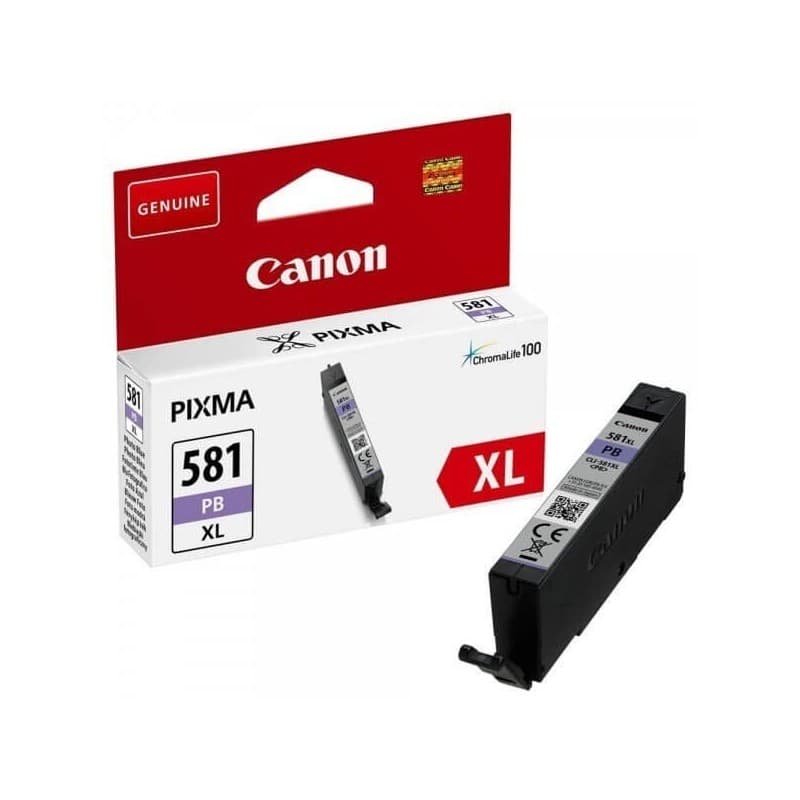 Canon CLI-581XL PB - Cartuccia certificata Canon - Formato XL - Blu Fotografico - Imballaggio Cartone Riciclabile — miniatura 5