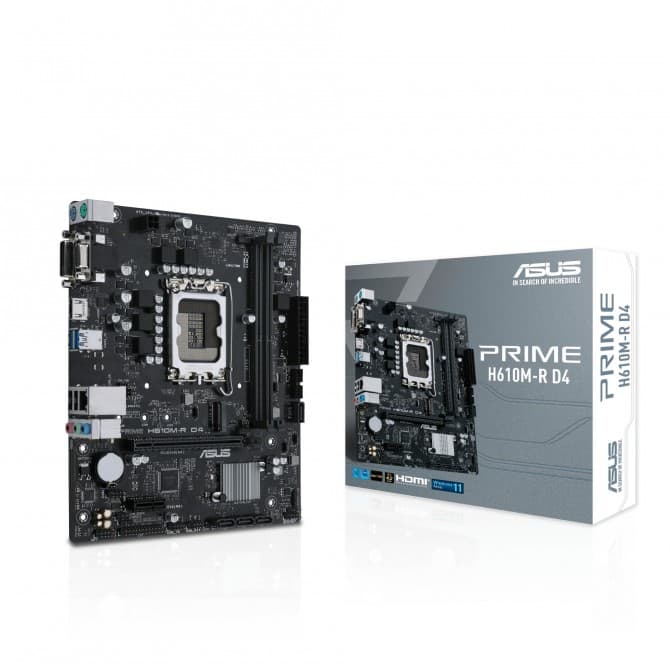 ASUS PRIME H610M-R D4 Intel H610 LGA 1700 micro ATX — miniatura 7