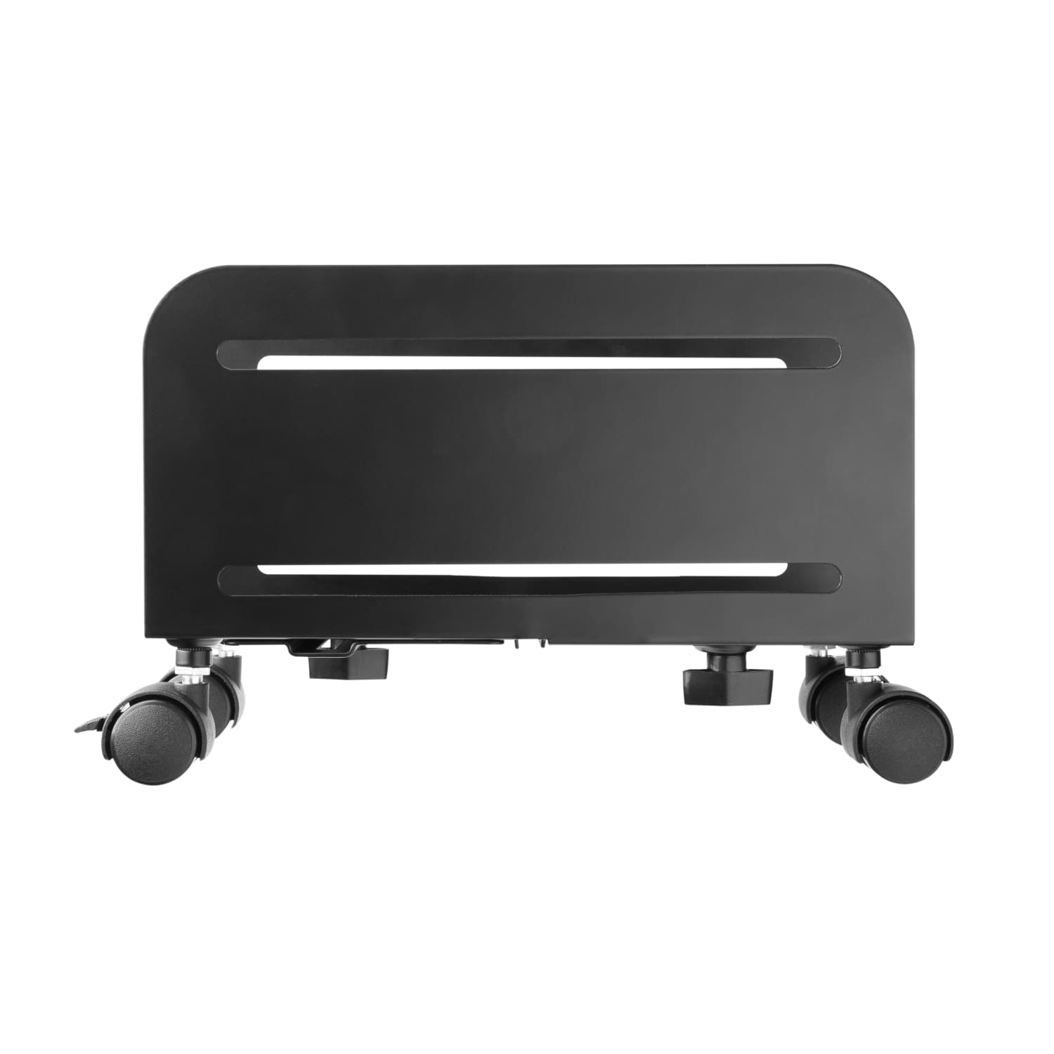 Ewent EW1291 Supporto PC Desktop in Acciaio con 4 Ruote, Larghezza Regolabile 10,9–20,9 cm, 2 Ruote Bloccabili, Portata 10 kg, Nero — miniatura 8