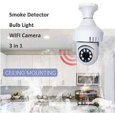 Tecno Telecamera IP 1080P con Rilevatore di Fumo TC-4019-SMOKE