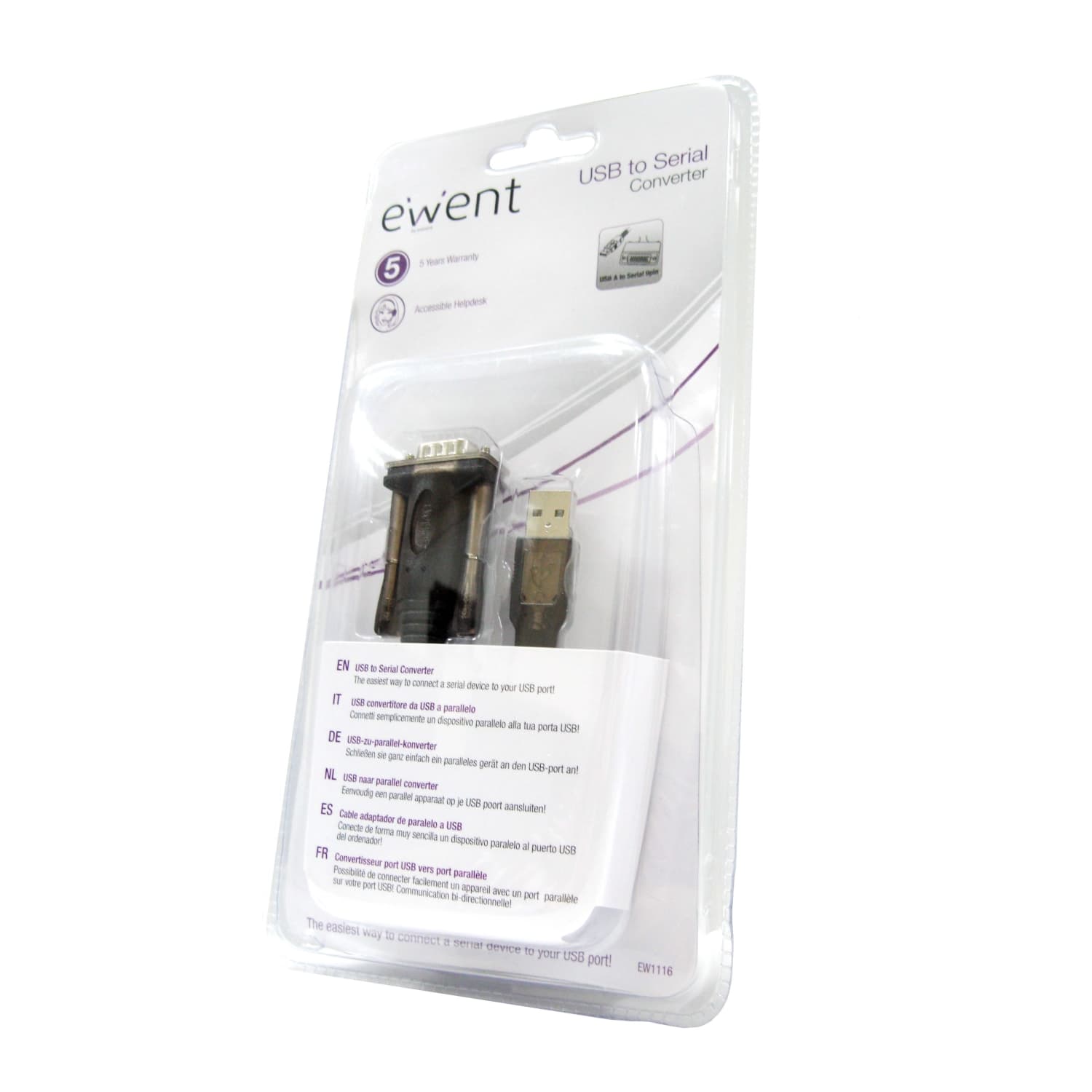 Ewent Cavo Convertitore USB - Seriale EW1116