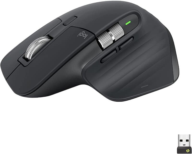 Logitech Mouse MX Master 3S Wireless Grafite 910-006559