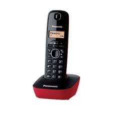 Panasonic Telefono Cordless TGB610 Nero/Rosso