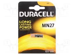 Duracell Batteria a Litio per Apri Cancello 12V MN27