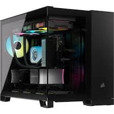 CORSAIR 2500D AIRFLOW mATX PC Case - Nessuna Ventola Inclusa - Design a Doppia Camera - Ampia Flessibilità di Raffreddamento - Compatibile con Schede Madri a Connessione Inversa — miniatura 9
