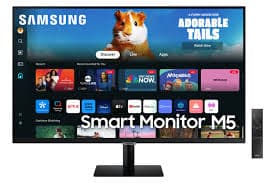 SAMSUNG Smart Monitor M5 Nero - 27'' - Piastrella VA, FHD (1920 x 1080), 60Hz, 4ms, Inclinabile, 2 x HDMI (1.4), 2 x USB-A, Smart TV, Gaming Hub, LS27DM500EUXEN — miniatura 6