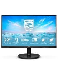 Philips 220V8 Monitor 22" LED con Pannello VA, Full HD, 1920 x 1080, 4 ms, DVI, VGA, Attacco VESA, Nero — miniatura 8
