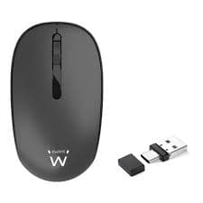 Ewent Mouse Ottico USB A+C con Click Silenzioso EW3206 — miniatura 2
