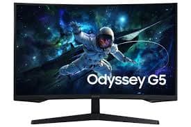 Samsung Monitor Gaming LED 32" Odyssey G5 Curvo QHD 1MS HDMI/Display-Port LS32CG552EUXEN — miniatura 5