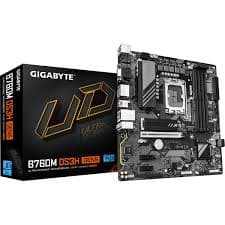 GIGABYTE B760M DS3H GEN5 Scheda Madre – Supporta CPU Intel Core 14ª generazione, VRM digitale a 6+2+1 fasi, fino a 5600 MHz DDR4, 2 x M.2 PCIe 4.0, LAN 2.5GbE, USB 3.2 Gen2 — miniatura 5