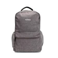 Nilox Zaino per Notebook 15,6" Urban Eco Light Grigio Nxurbanlg