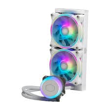 Cooler Master MasterLiquid ML240 Illusion Edizione White CPU Dissipatore ad Acqua AIO, Pompa 3° Gen, 2 Ventole Halo ARGB 120 mm, Radiatore 240 mm, Controller ARGB, Compatibile — miniatura 7