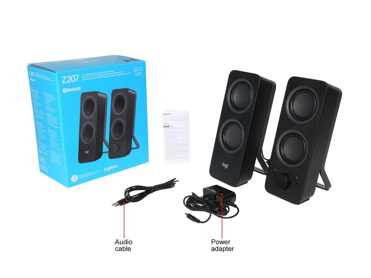 Logitech Casse Z207 2.0 Nero Bluetooth 980-001295