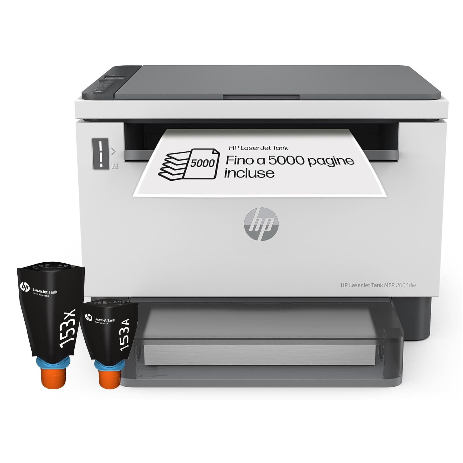 HP Laser Tank 2604dw 381V0A, Stampante Monocromatica Multifunzione con Serbatoio Toner integrato a Ricarica Rapida, Stampa F/R Automatica, 22 ppm, Fino a 5000 Pagine, Scansione — miniatura 10