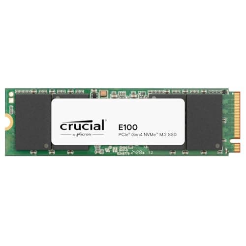 Crucial E100 480GB PCIe Gen4 NVMe M.2 SSD Interno, Fino a 4.700 MB/s, Compatibile con Notebook e PC Desktop - CT480E100SSD8 — miniatura 6